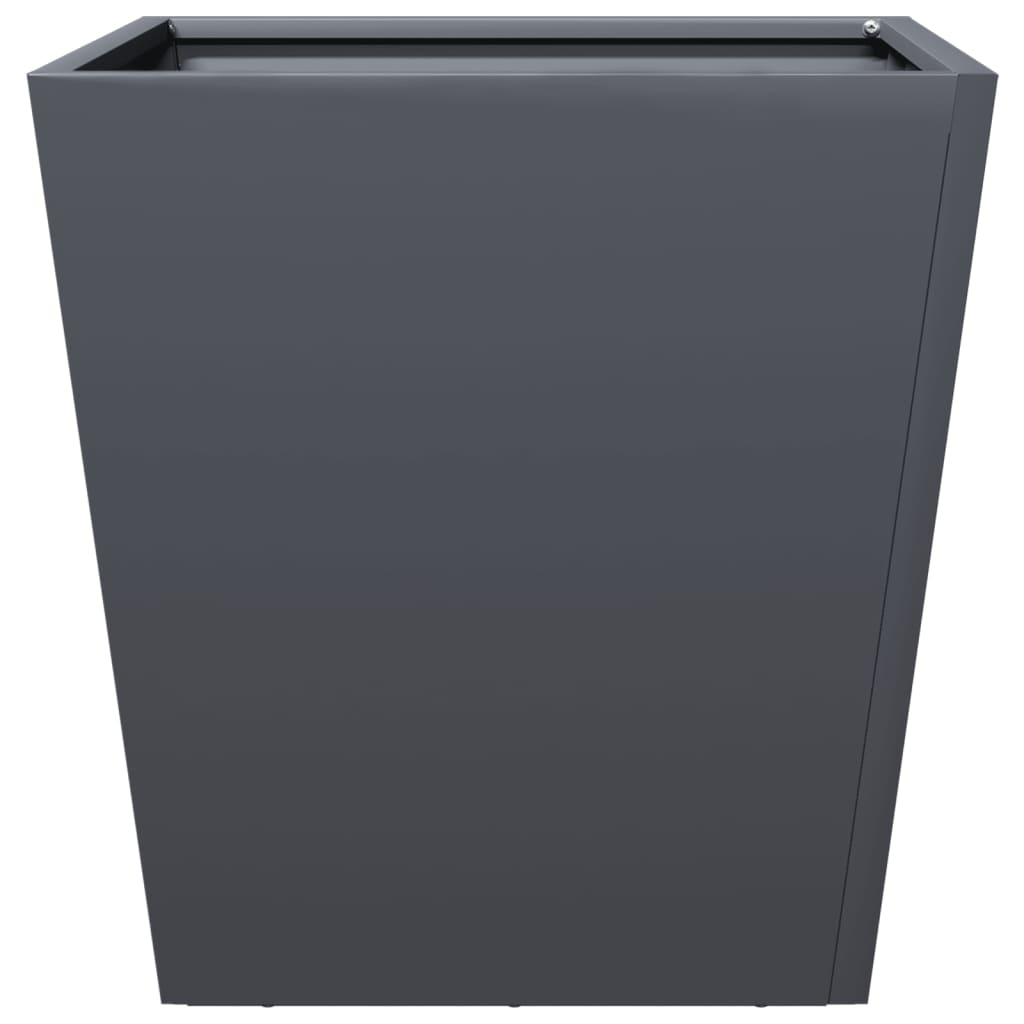 Plantenbakken Staal Antracietkleurig 2 40 x 40 x 40 cm Staal/Antracietkleurig