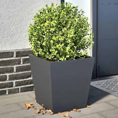 Plantenbakken Staal Antracietkleurig 2 40 x 40 x 40 cm Staal/Antracietkleurig