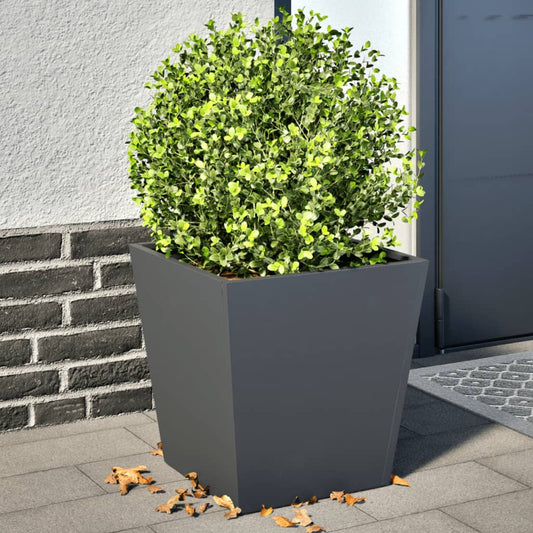 Plantenbakken Staal Antracietkleurig 2 40 x 40 x 40 cm Staal/Antracietkleurig