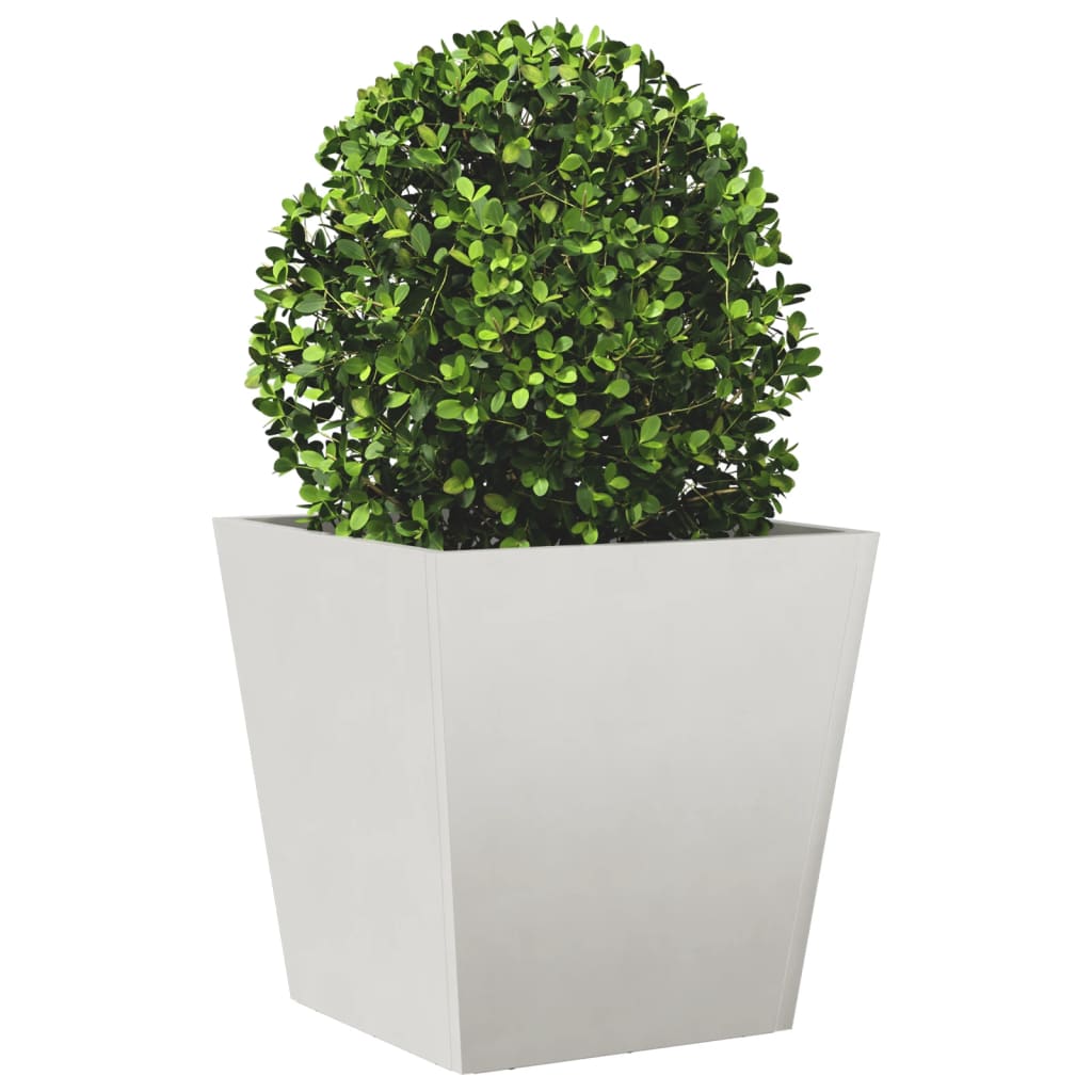 Plantenbakken Roestvrij Staal 2 40 x 40 x 40 cm Roestvrij staal/Lichtgrijs