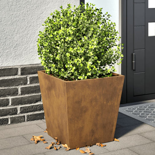 Plantenbakken Weervast Staal 2 40 x 40 x 40 cm Cortenstaal/Bruin