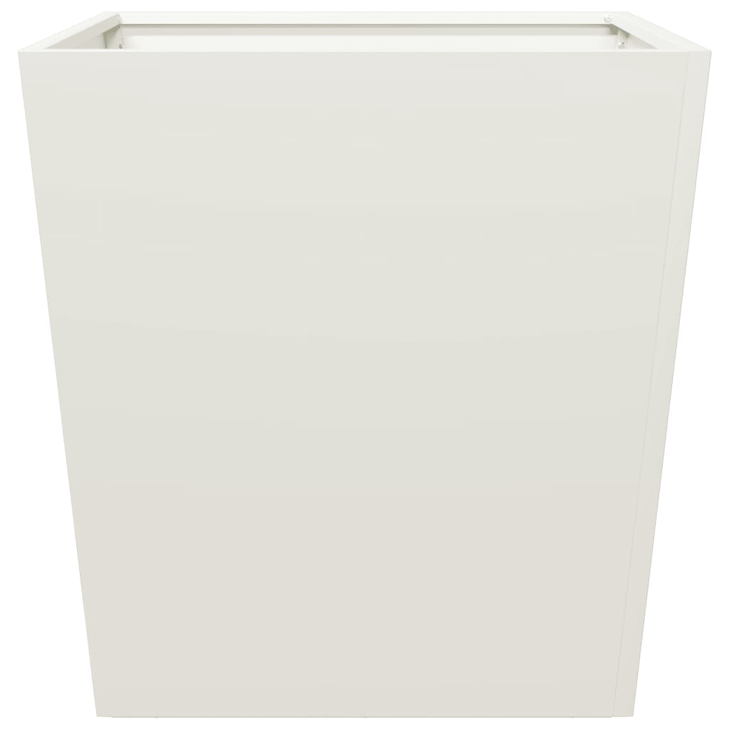 Plantenbakken Staal Wit 2 50 x 50 x 50 cm Staal/Wit