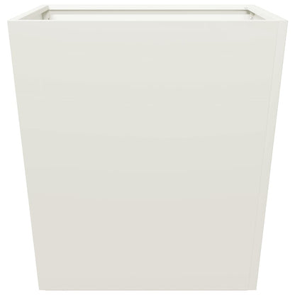 Plantenbakken Staal Wit 2 50 x 50 x 50 cm Staal/Wit