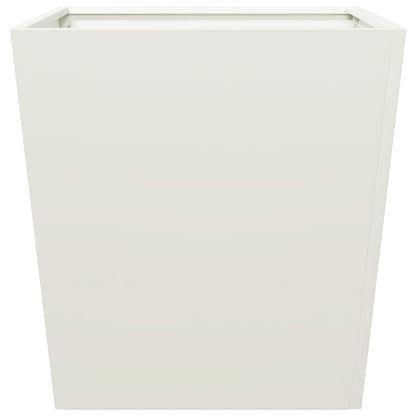 Plantenbakken Staal Wit 2 50 x 50 x 50 cm Staal/Wit