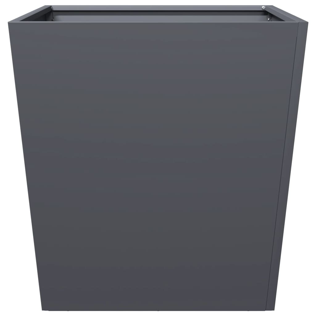 Plantenbakken Staal Antracietkleurig 2 50 x 50 x 50 cm Staal/Antracietkleurig