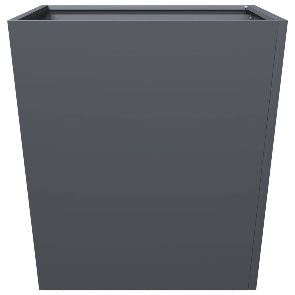 Plantenbakken Staal Antracietkleurig 2 50 x 50 x 50 cm Staal/Antracietkleurig