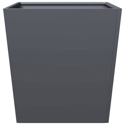 Plantenbakken Staal Antracietkleurig 2 50 x 50 x 50 cm Staal/Antracietkleurig