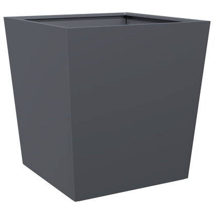Plantenbakken Staal Antracietkleurig 2 50 x 50 x 50 cm Staal/Antracietkleurig