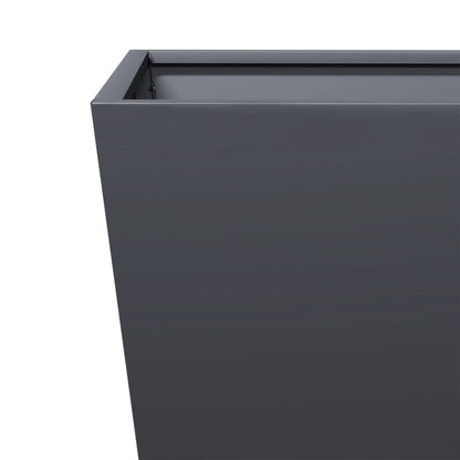 Plantenbakken Staal Antracietkleurig 2 50 x 50 x 50 cm Staal/Antracietkleurig