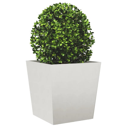 Plantenbakken Roestvrij Staal 2 50 x 50 x 50 cm Roestvrij staal/Lichtgrijs