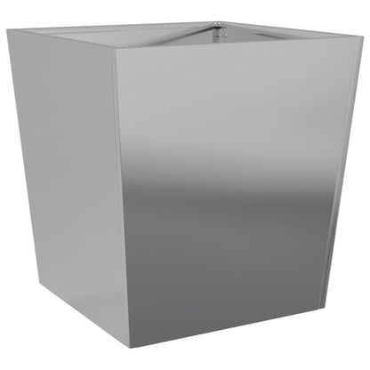Plantenbakken Gegalvaniseerd Staal 2 50 x 50 x 50 cm Gegalvaniseerd staal/Grijs