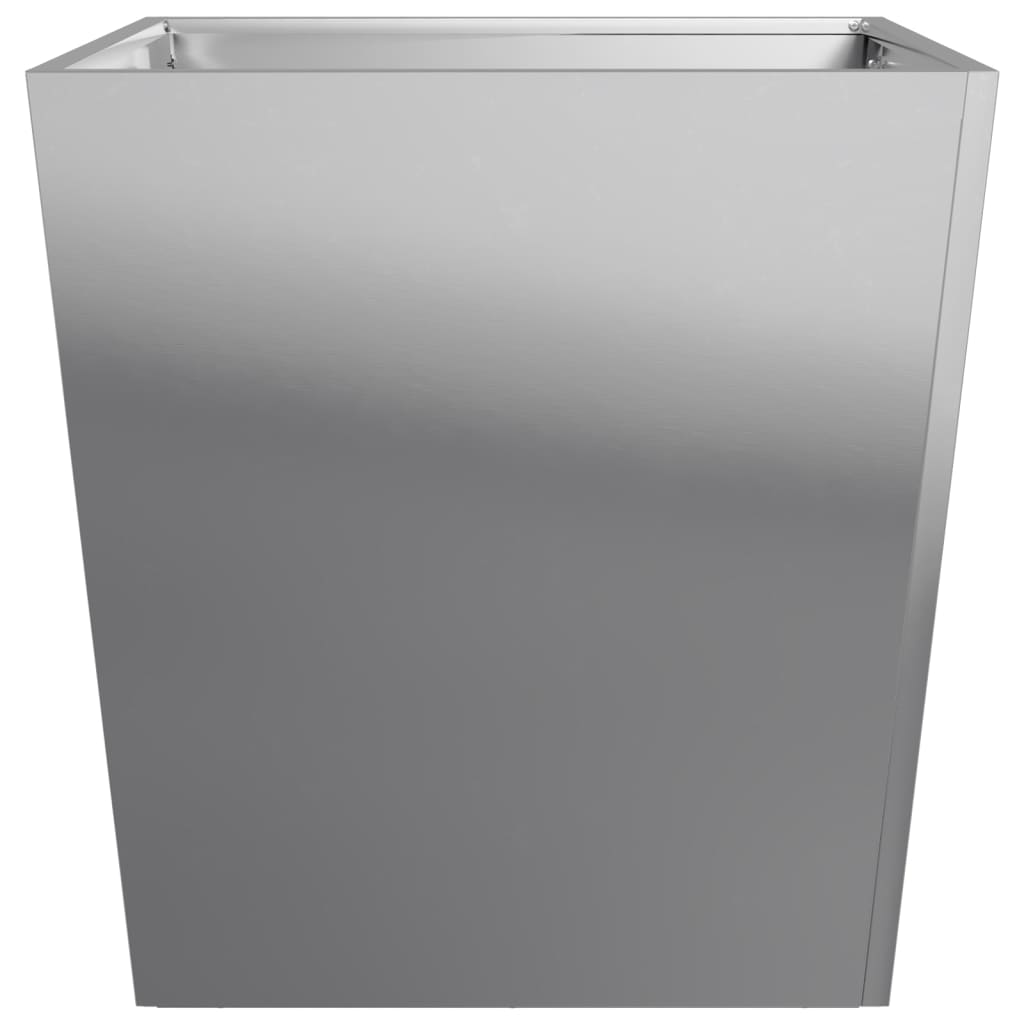 Plantenbakken Gegalvaniseerd Staal 2 50 x 50 x 50 cm Gegalvaniseerd staal/Grijs