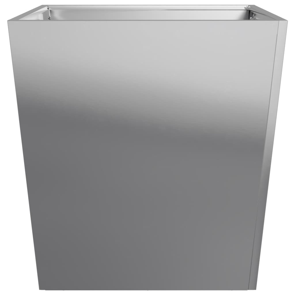 Plantenbakken Gegalvaniseerd Staal 2 50 x 50 x 50 cm Gegalvaniseerd staal/Grijs