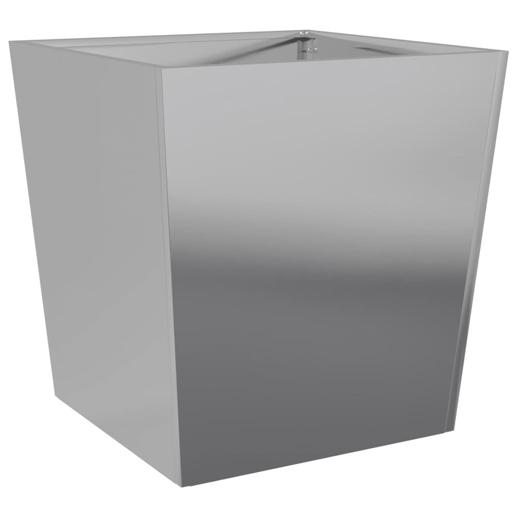 Plantenbakken Gegalvaniseerd Staal 2 50 x 50 x 50 cm Gegalvaniseerd staal/Grijs