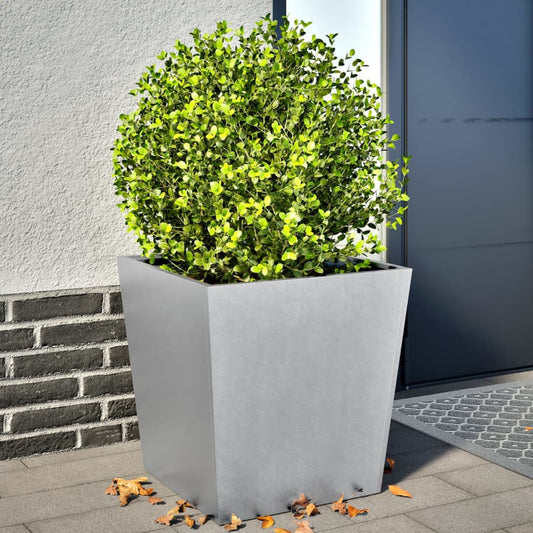 Plantenbakken Gegalvaniseerd Staal 2 50 x 50 x 50 cm Gegalvaniseerd staal/Grijs