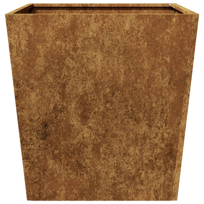Plantenbakken Weervast Staal 2 50 x 50 x 50 cm Cortenstaal/Bruin