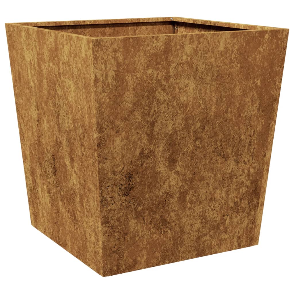 Plantenbakken Weervast Staal 2 50 x 50 x 50 cm Cortenstaal/Bruin