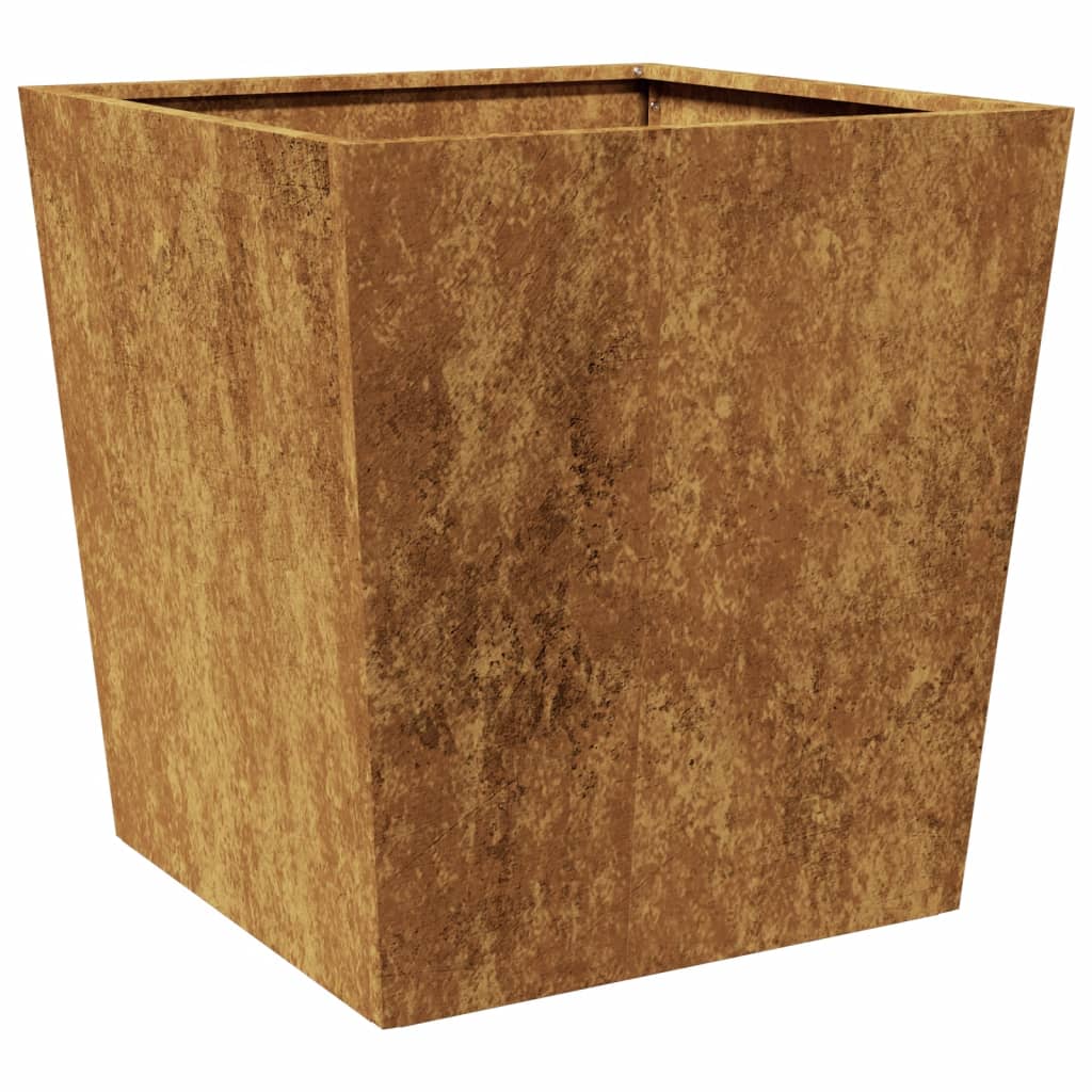 Plantenbakken Weervast Staal 2 50 x 50 x 50 cm Cortenstaal/Bruin