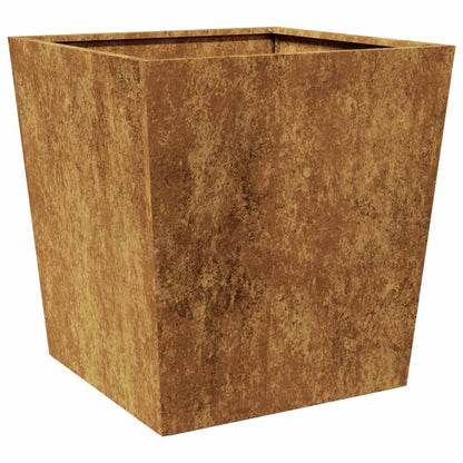 Plantenbakken Weervast Staal 2 50 x 50 x 50 cm Cortenstaal/Bruin
