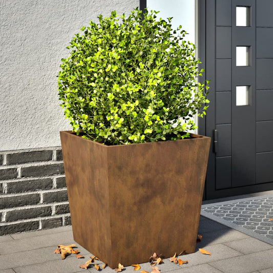 Plantenbakken Weervast Staal 2 50 x 50 x 50 cm Cortenstaal/Bruin
