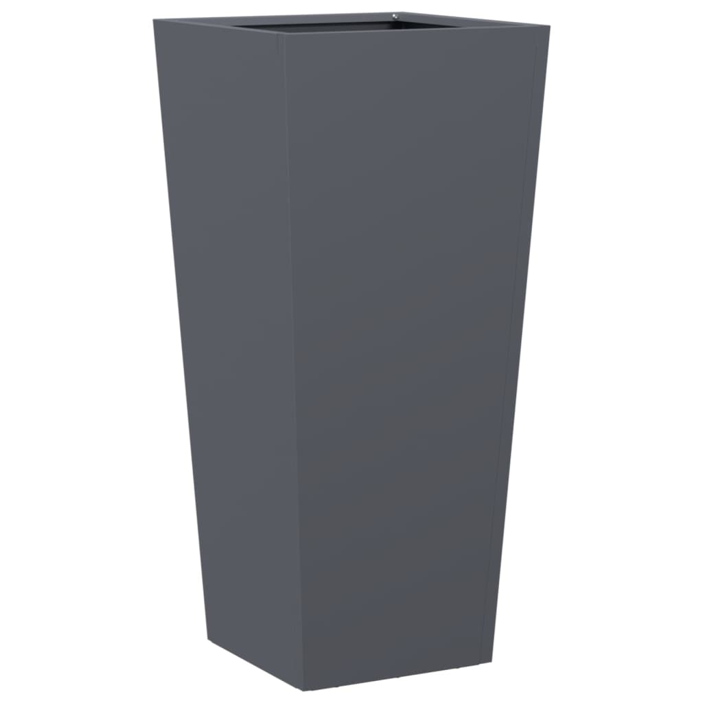 Plantenbakken Staal Antracietkleurig 2 35 x 35 x 75 cm Staal/Antracietkleurig