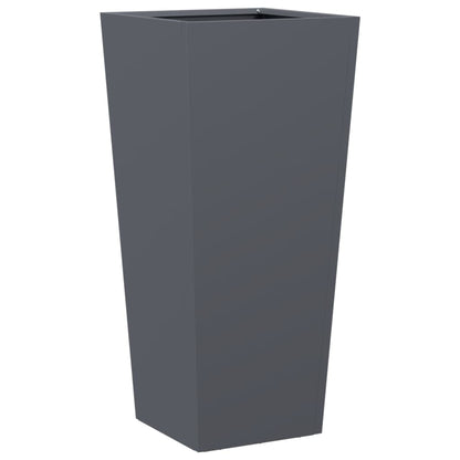 Plantenbakken Staal Antracietkleurig 2 35 x 35 x 75 cm Staal/Antracietkleurig