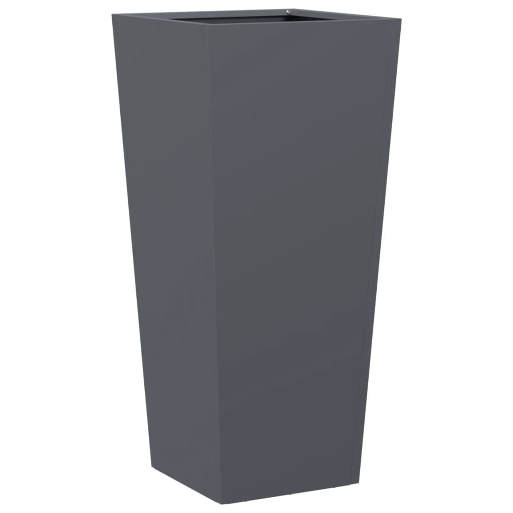 Plantenbakken Staal Antracietkleurig 2 35 x 35 x 75 cm Staal/Antracietkleurig