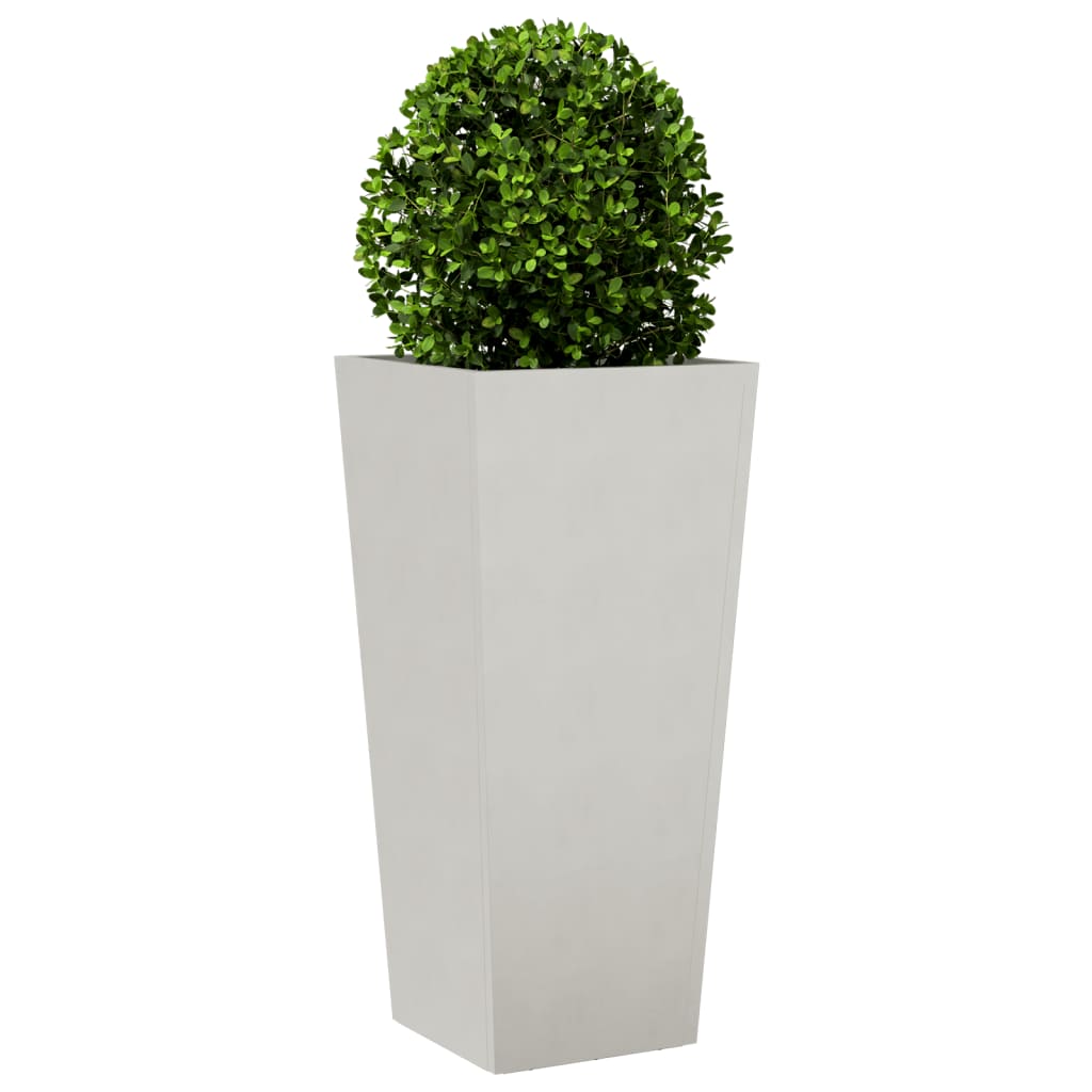 Plantenbakken Roestvrij Staal 2 35 x 35 x 75 cm Roestvrij staal/Lichtgrijs