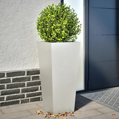 Plantenbakken Roestvrij Staal 2 35 x 35 x 75 cm Roestvrij staal/Lichtgrijs