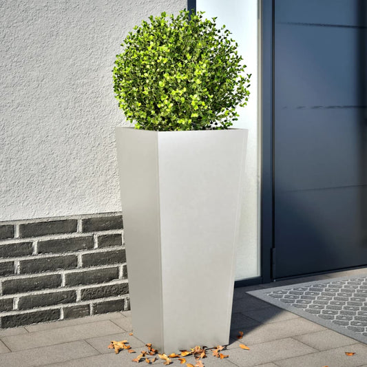 Plantenbakken Roestvrij Staal 2 35 x 35 x 75 cm Roestvrij staal/Lichtgrijs