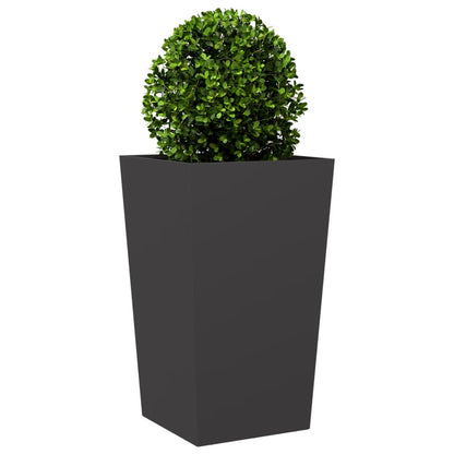 Plantenbakken Staal Zwart 2 45 x 45 x 75 cm Staal/Zwart