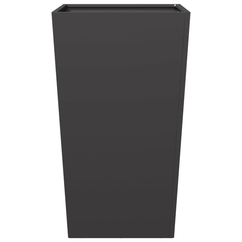 Plantenbakken Staal Zwart 2 45 x 45 x 75 cm Staal/Zwart