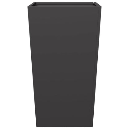 Plantenbakken Staal Zwart 2 45 x 45 x 75 cm Staal/Zwart