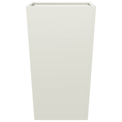 Plantenbakken Staal Wit 2 45 x 45 x 75 cm Staal/Wit