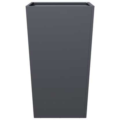 Plantenbakken Staal Antracietkleurig 2 45 x 45 x 75 cm Staal/Antracietkleurig