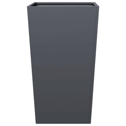 Plantenbakken Staal Antracietkleurig 2 45 x 45 x 75 cm Staal/Antracietkleurig