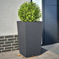 Plantenbakken Staal Antracietkleurig 2 45 x 45 x 75 cm Staal/Antracietkleurig