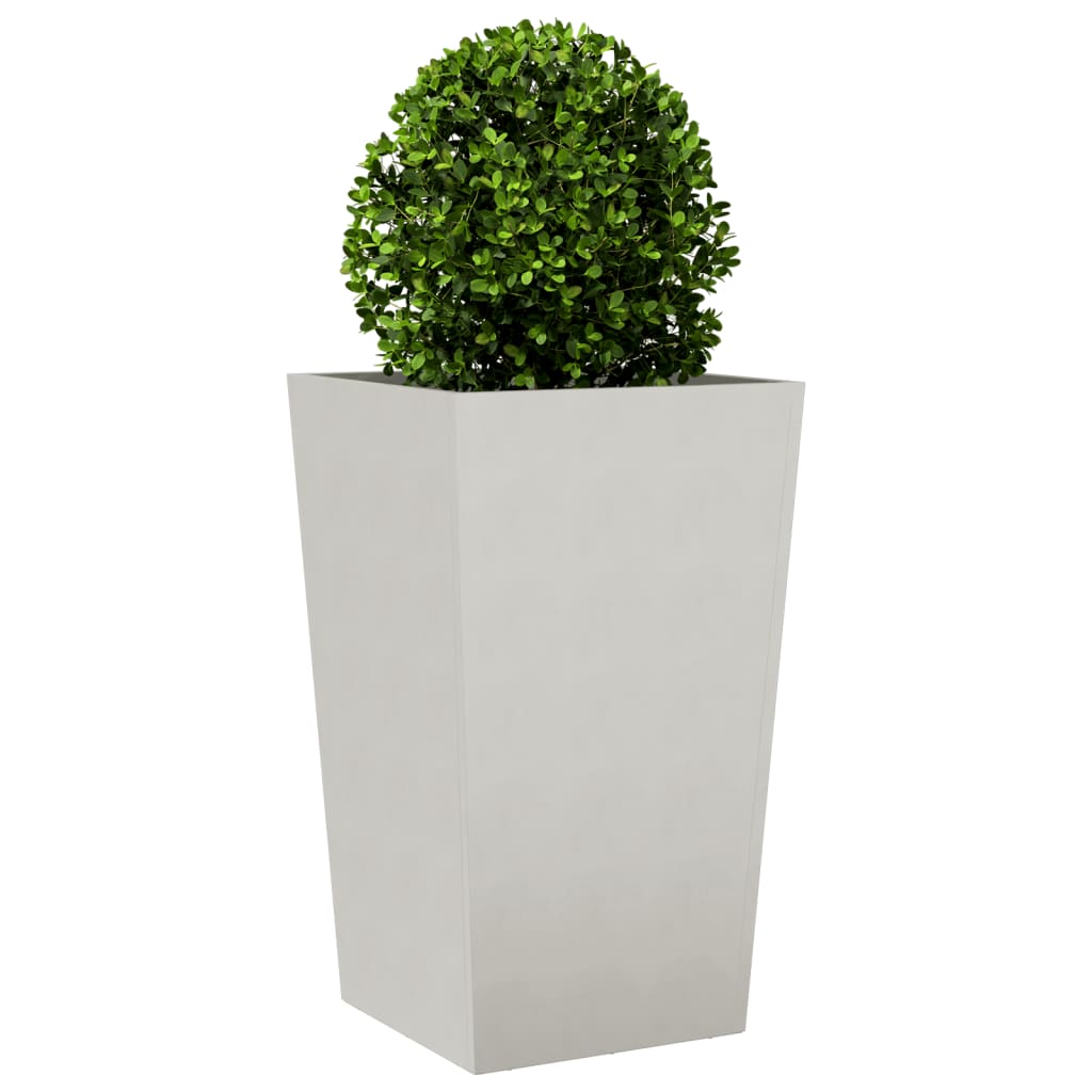 Plantenbakken Roestvrij Staal 2 45 x 45 x 75 cm Roestvrij staal/Lichtgrijs