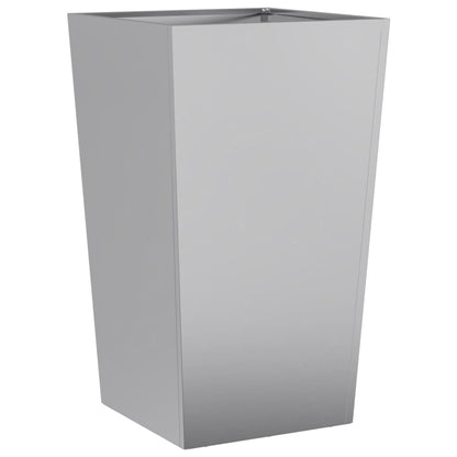 Plantenbakken Gegalvaniseerd Staal 2 45 x 45 x 75 cm Gegalvaniseerd staal/Grijs