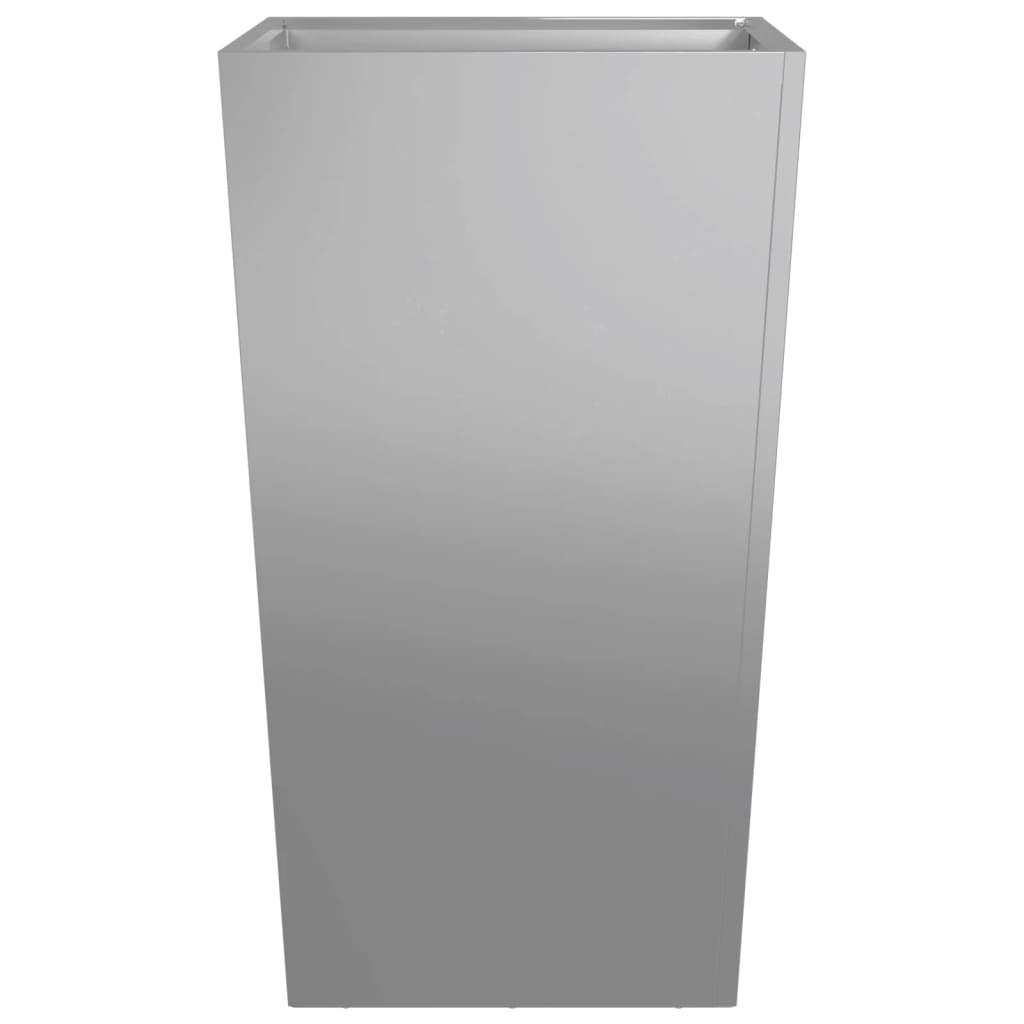 Plantenbakken Gegalvaniseerd Staal 2 45 x 45 x 75 cm Gegalvaniseerd staal/Grijs