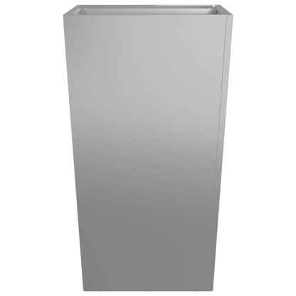 Plantenbakken Gegalvaniseerd Staal 2 45 x 45 x 75 cm Gegalvaniseerd staal/Grijs
