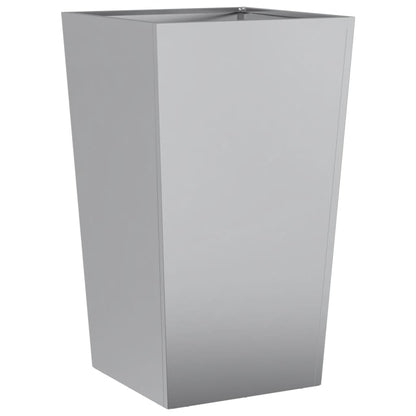 Plantenbakken Gegalvaniseerd Staal 2 45 x 45 x 75 cm Gegalvaniseerd staal/Grijs