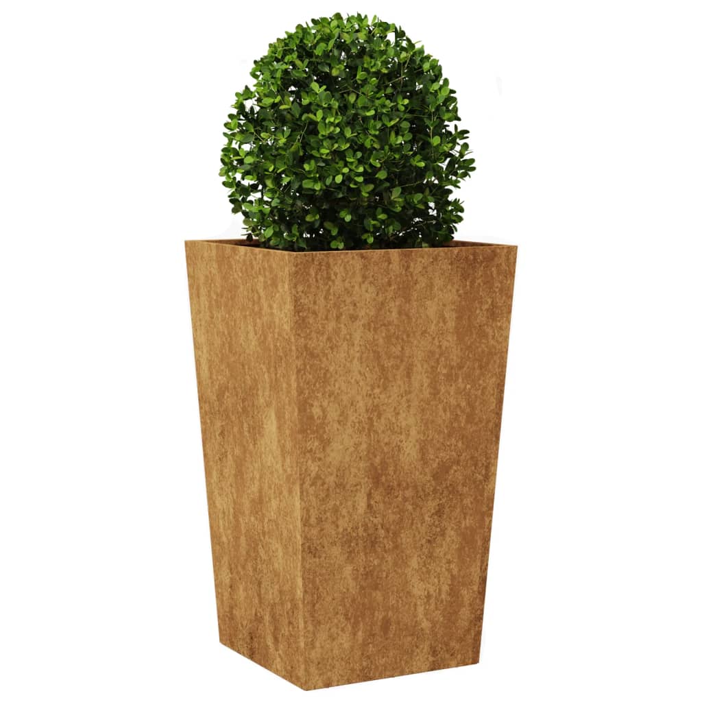 Plantenbakken Weervast Staal 2 45 x 45 x 75 cm Cortenstaal/Bruin
