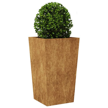 Plantenbakken Weervast Staal 2 45 x 45 x 75 cm Cortenstaal/Bruin