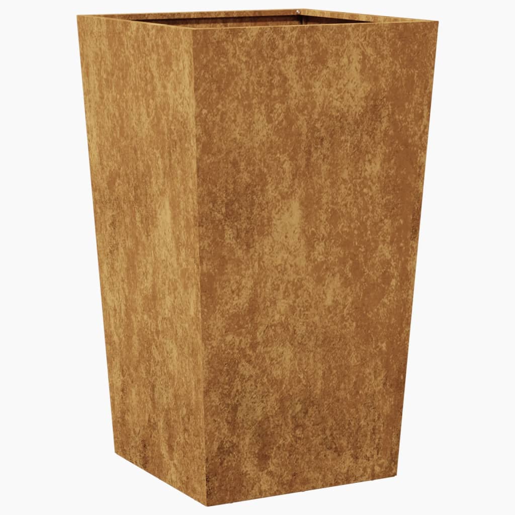 Plantenbakken Weervast Staal 2 45 x 45 x 75 cm Cortenstaal/Bruin