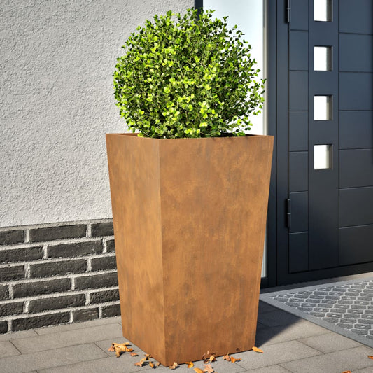 Plantenbakken Weervast Staal 2 45 x 45 x 75 cm Cortenstaal/Bruin