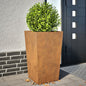 Plantenbakken Weervast Staal 2 45 x 45 x 75 cm Cortenstaal/Bruin