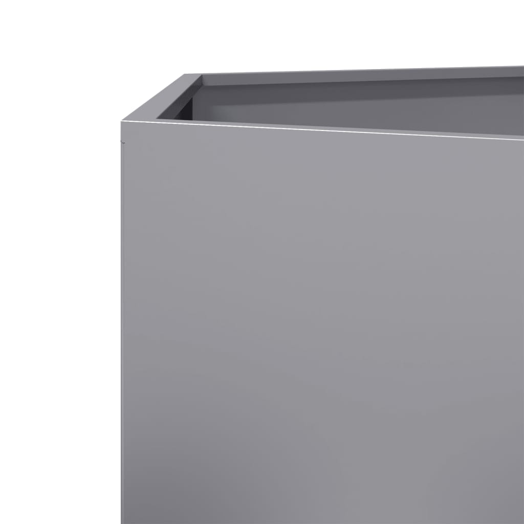 Plantenbakken Zeshoek Gegalvaniseerd Staal 2 46 x 40 x 45 cm Gegalvaniseerd staal/Grijs