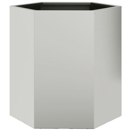 Plantenbakken Zeshoek Weervast Staal 2 46 x 40 x 45 cm Cortenstaal/Bruin