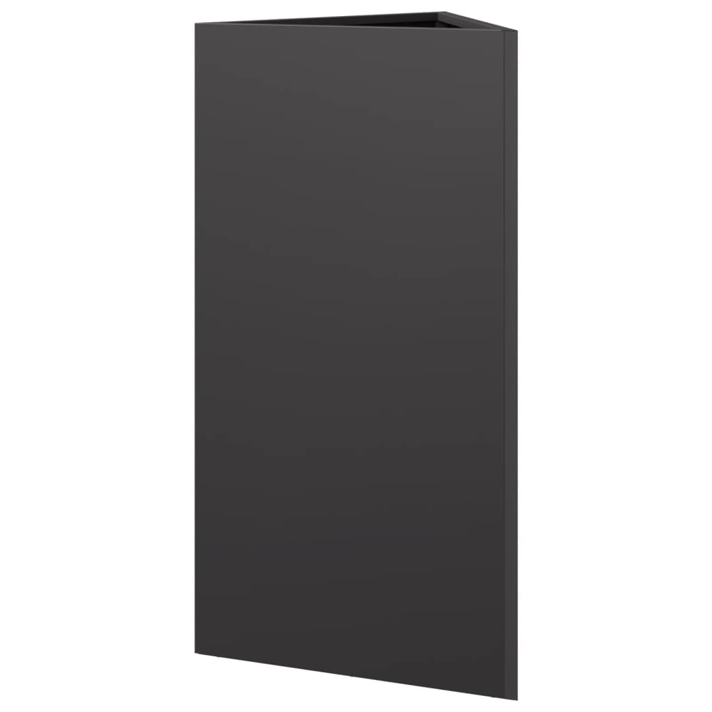 Plantenbakken Driehoek 40X34,5X70 Cm Staal Zwart 2 40 x 34.5 x 70 cm Staal/Zwart